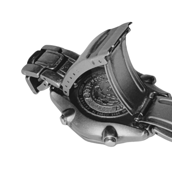 CITIZEN Men's Titanium Eco-Drive Promaster Chronograph Alarm Bracelet Watch - Picture 15 of 15